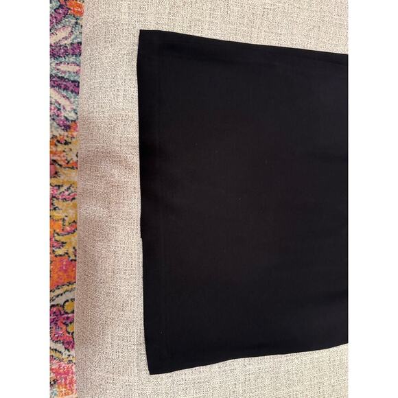 August Max Women Ppus Size Black Pencil Skirt Lined Button Zip Closure Sz 18w - Picture 3 of 12